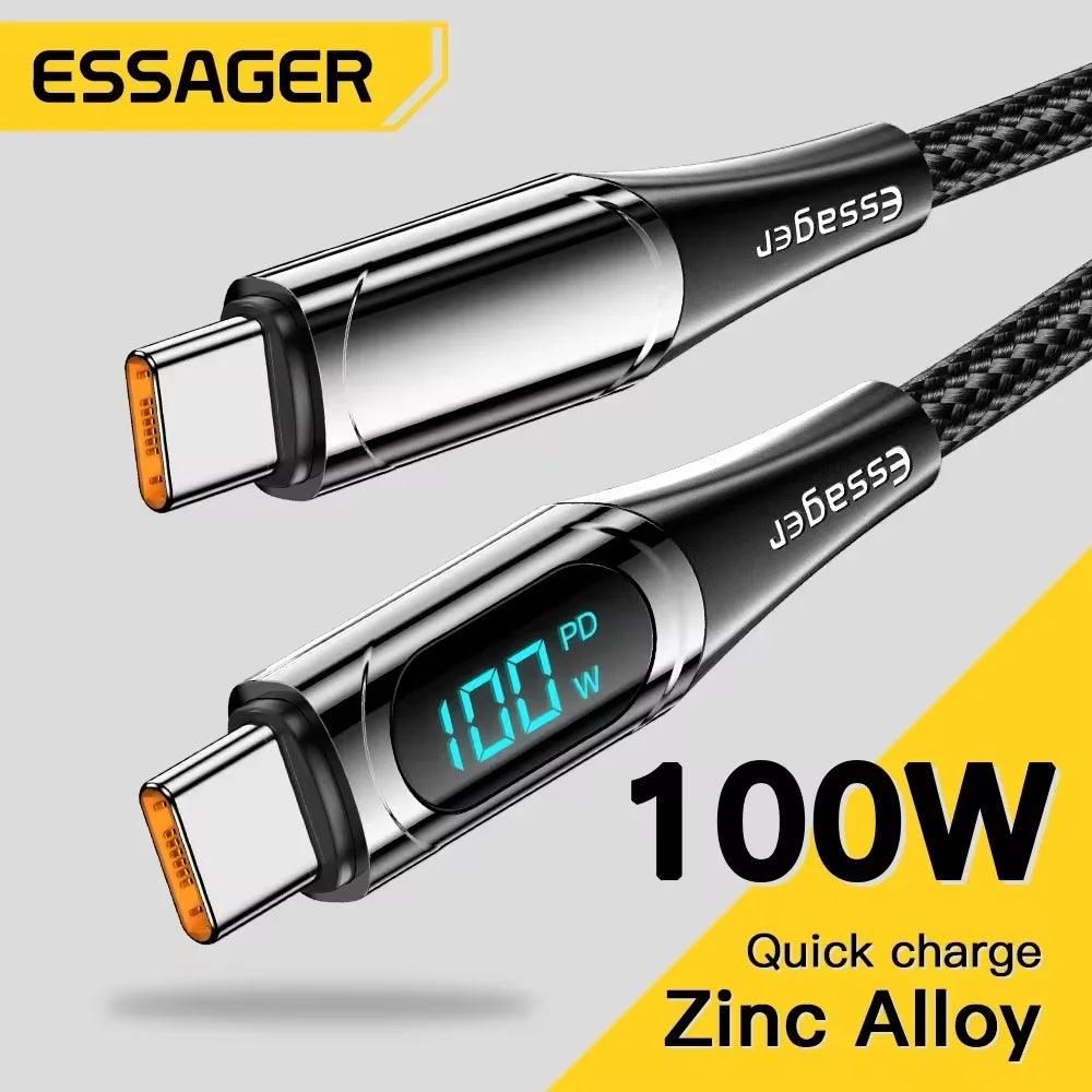 Essager PowerLink™ – 100W USB-C to USB-C Fast Charging Cable - OneSmartZone