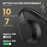 Edifier W820NB Plus Wireless Noise-Canceling Headphones – 43dB ANC, Hi-Res Audio, 49H Playtime - OneSmartZone
