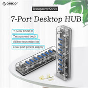 Clear USB Hub 4-Port