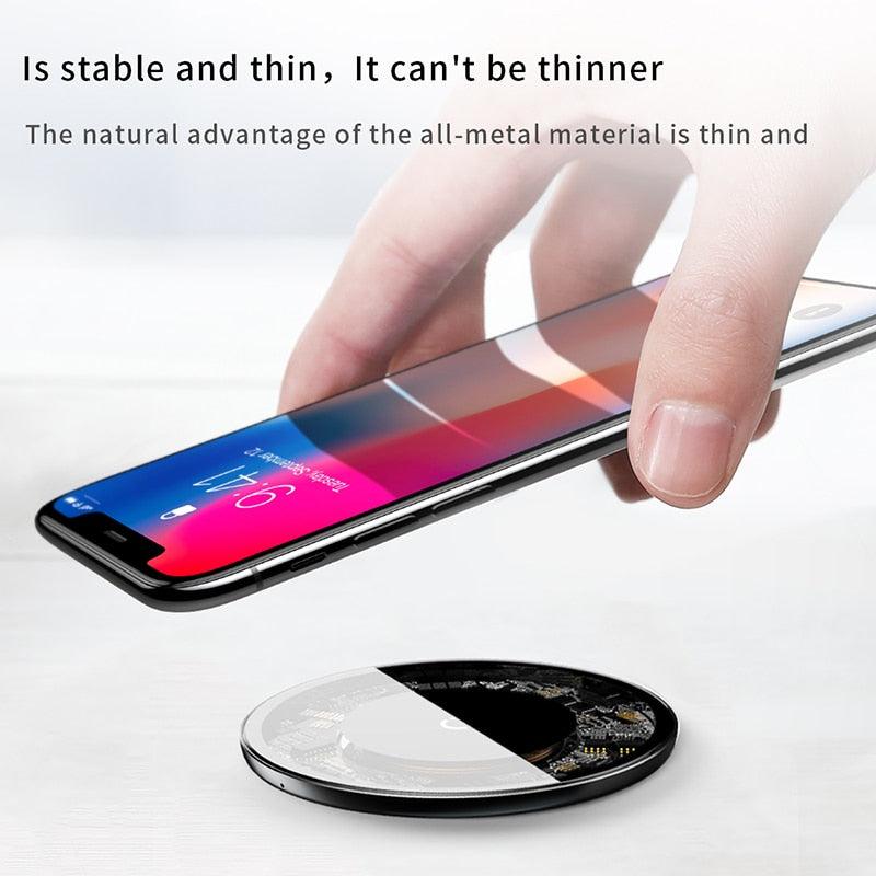 Clear 15W Qi Charger Pad