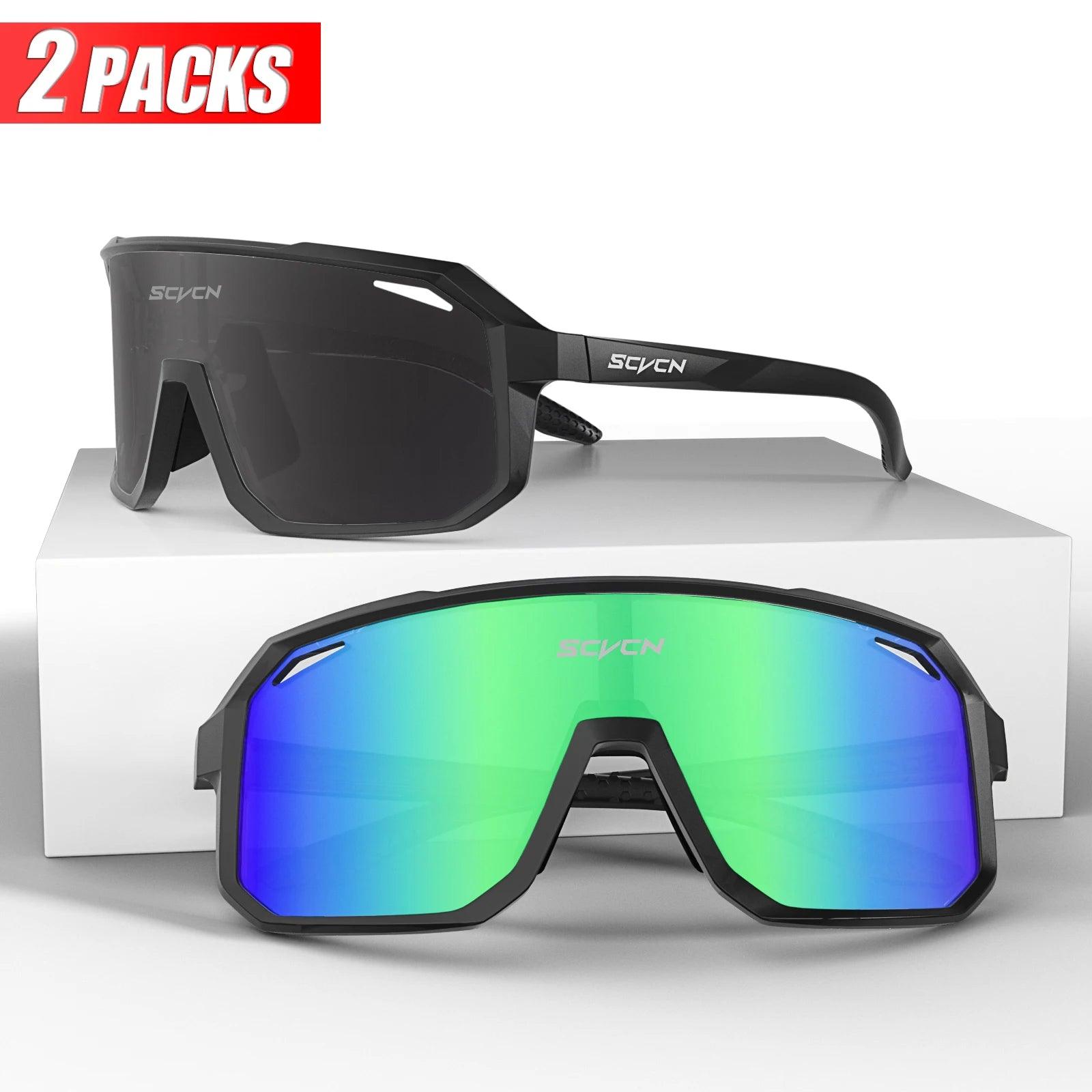 SCVCN Sports UV400 Sunglasses – Cycling, Running & Outdoor Protection - OneSmartZone