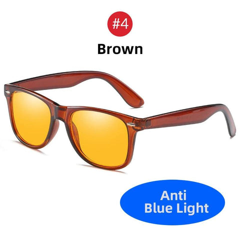 VIVIBEE Classic Square Blue Light Blocking Glasses – Yellow Lens | Gaming & Office Protection - OneSmartZone