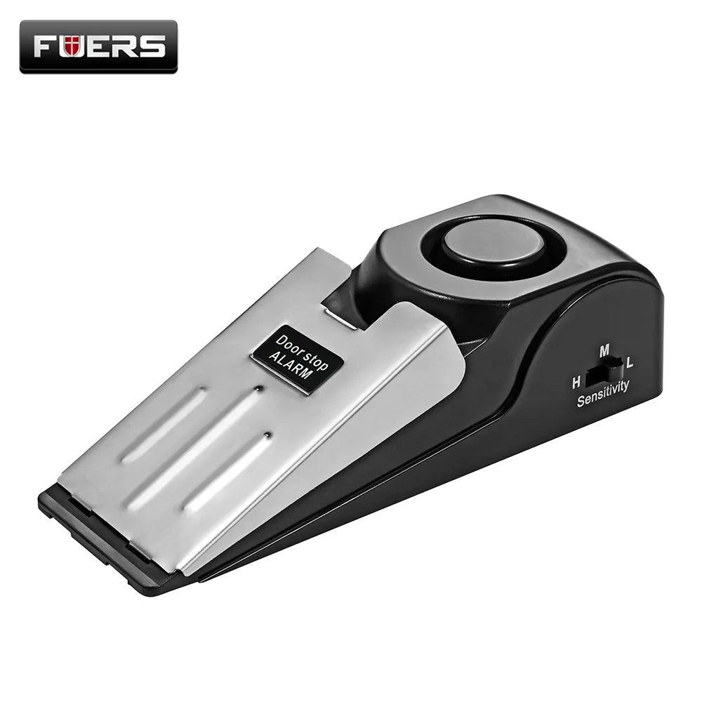 FUERS Wireless Door Stop Alarm System - 120dB Loud Home Security Anti-Theft Door Block - OneSmartZone