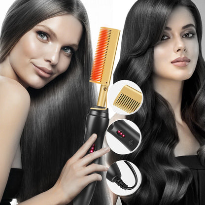 Hot Comb Brush 2-in-1