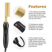 Hot Comb Brush 2-in-1