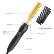 Hot Comb Brush 2-in-1