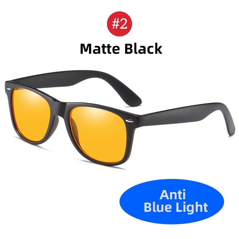 VIVIBEE Classic Square Blue Light Blocking Glasses – Yellow Lens | Gaming & Office Protection - OneSmartZone