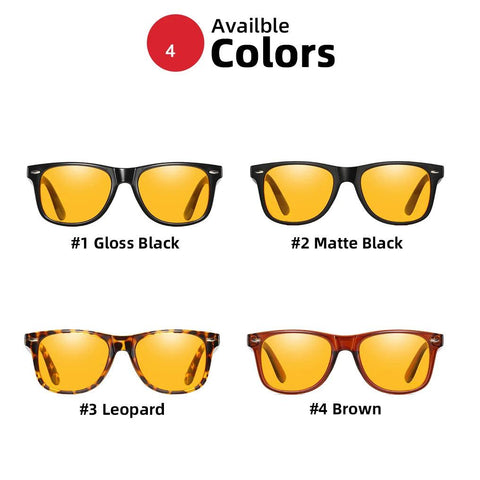 VIVIBEE Classic Square Blue Light Blocking Glasses – Yellow Lens | Gaming & Office Protection - OneSmartZone