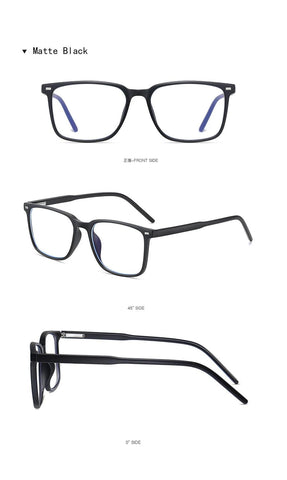 22025 Trending Blue Light Blocking Glasses – TR90 Matte Black | Gaming & Computer Eyewear - OneSmartZone