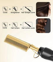 Hot Comb Brush 2-in-1