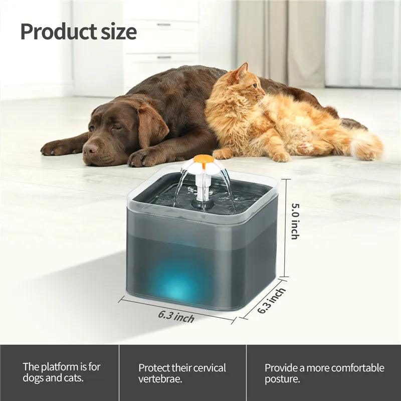 Smart Automatic Pet Feeder & Water Dispenser – 3.5L Food & 2L Water Fountain (WiFi Tuya) - OneSmartZone