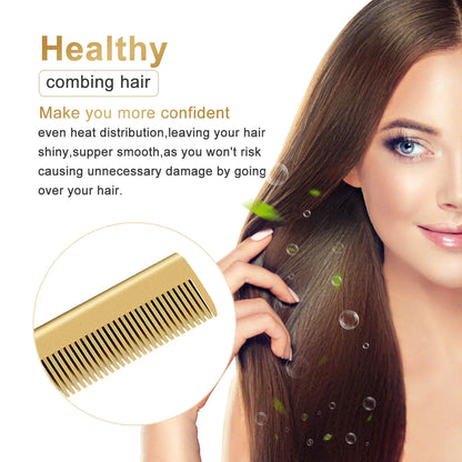 Hot Comb Brush 2-in-1