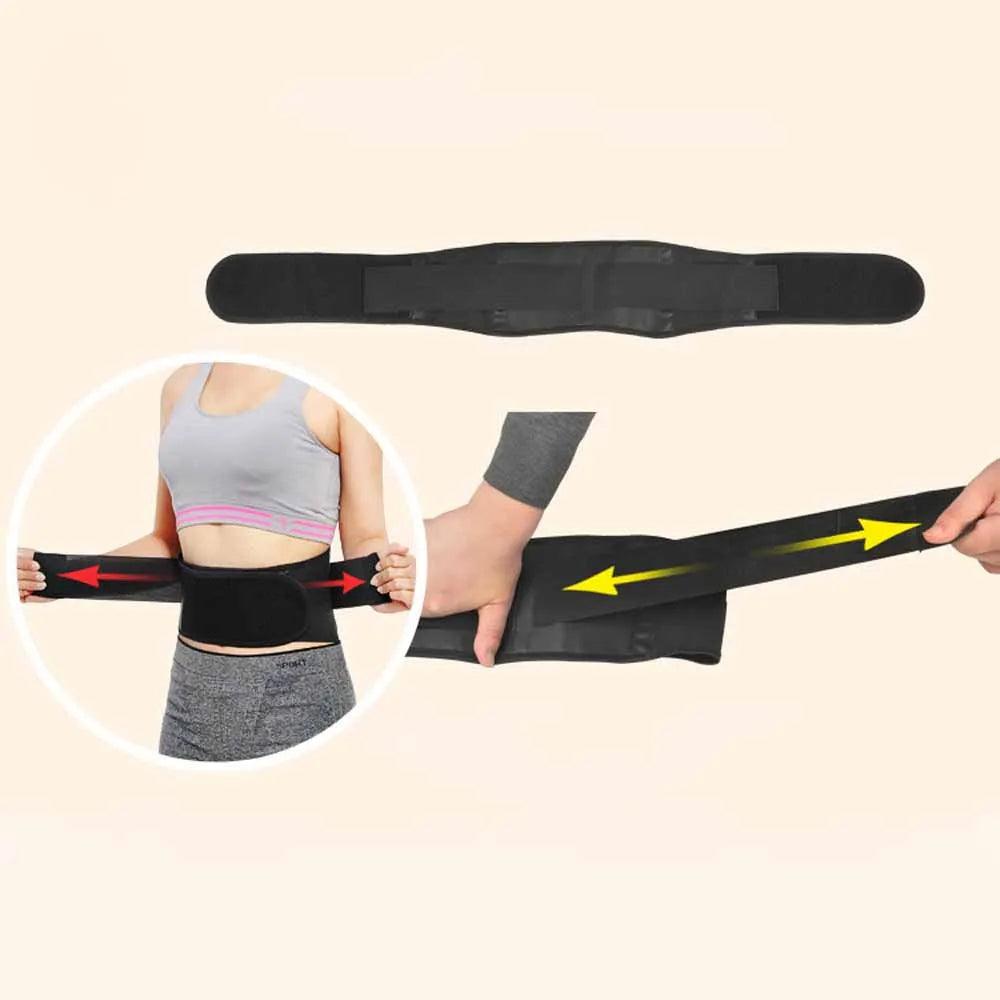 Adjustable Self-Heating Waist Support Belt – Magnetic Therapy & Lumbar Brace - OneSmartZone