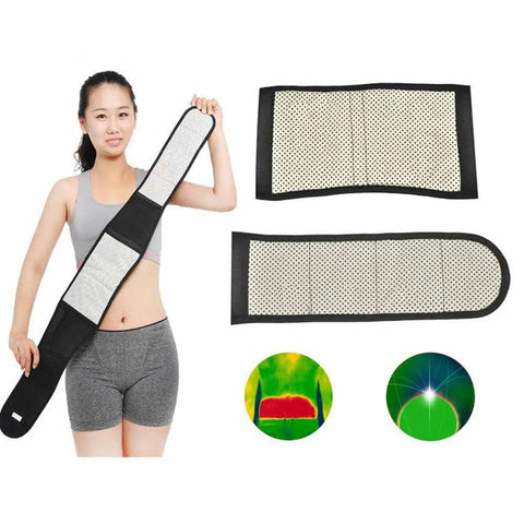 Adjustable Self-Heating Waist Support Belt – Magnetic Therapy & Lumbar Brace - OneSmartZone