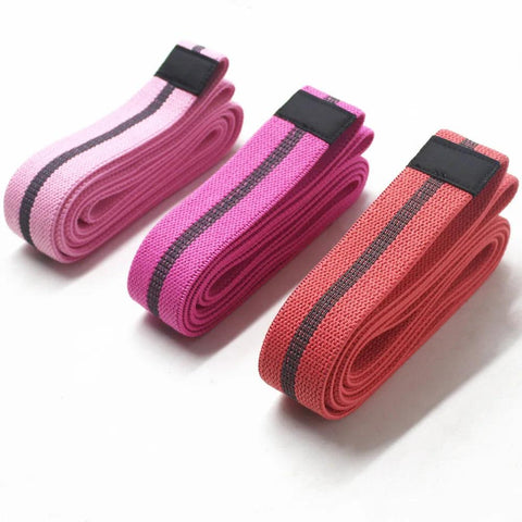 Fitness Long Resistance Bands Set – Fabric Elastic Booty Bands for Home Gym - OneSmartZone