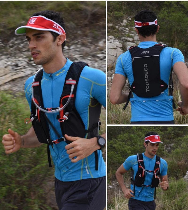 5L Ultralight Hydration Running Vest – Breathable Marathon & Cycling Backpack with 500ML Water Bottle - OneSmartZone