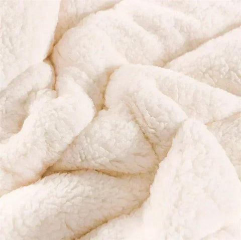 Layer Coral Fleece Blanket – Autumn & Winter Warmth, Soft & Washable Quilt - OneSmartZone