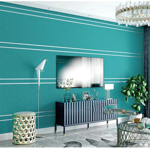 3D Striped Wallpaper – Modern Decor - OneSmartZone