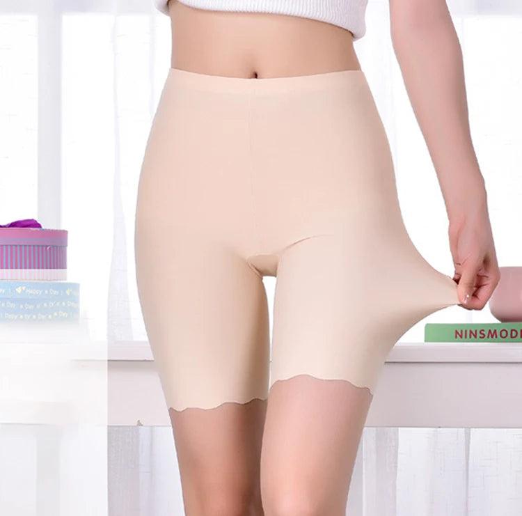 Women's Plus-Size Seamless Anti-Chafing Safety Shorts - OneSmartZone