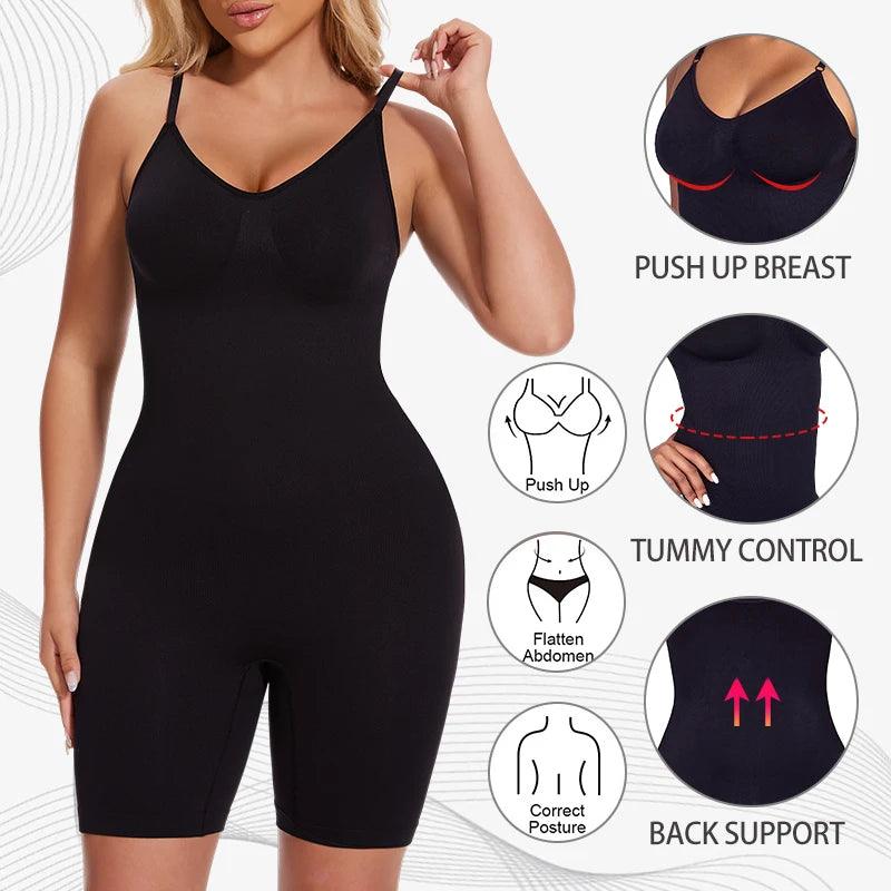 SculptEase™ Seamless Bodysuit Shapewear - OneSmartZone