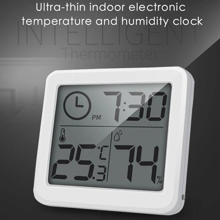 Digital Clock with Temperature & Humidity - Desk & Wall Clock for Home, Kitchen, Office - OneSmartZone