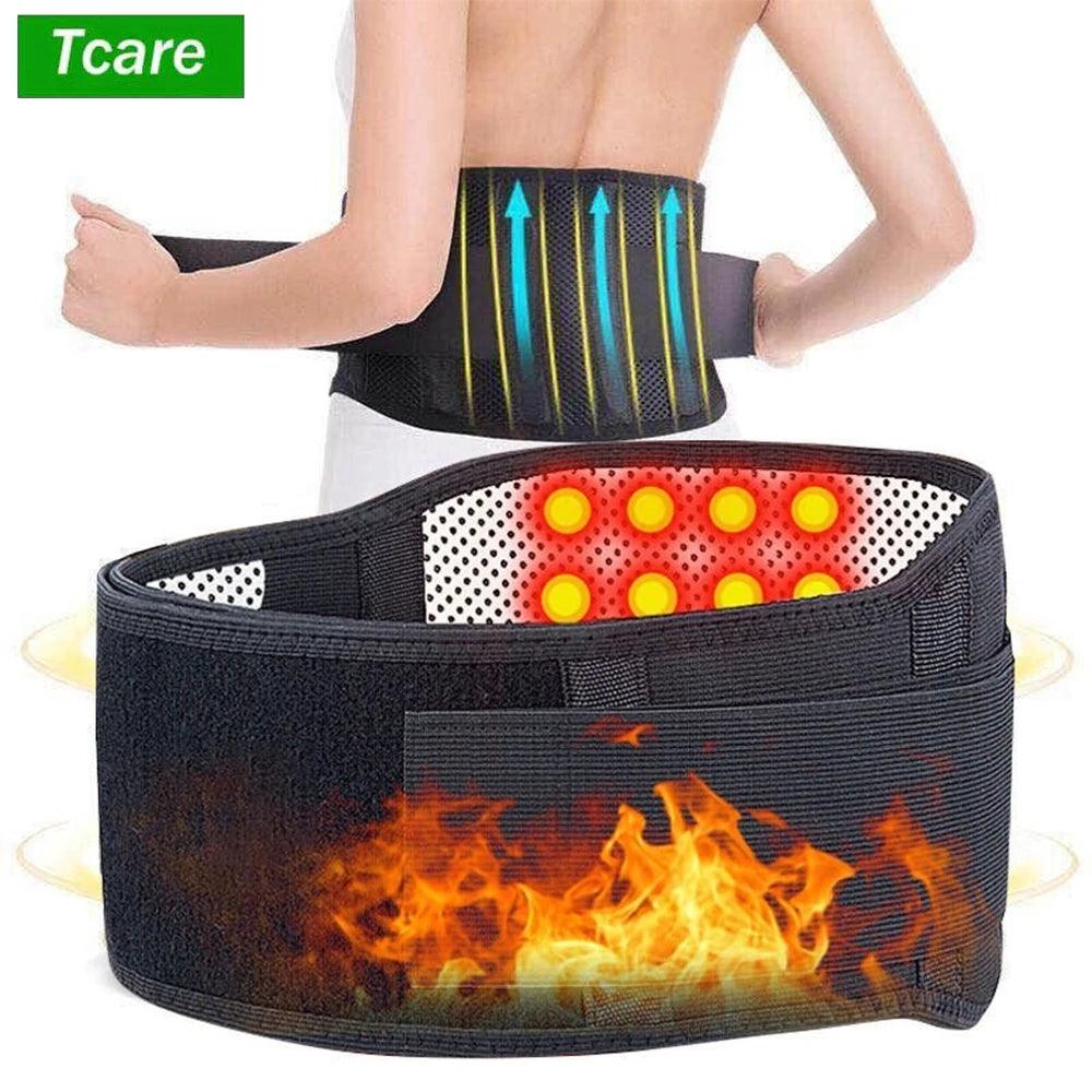 Adjustable Self-Heating Waist Support Belt – Magnetic Therapy & Lumbar Brace - OneSmartZone