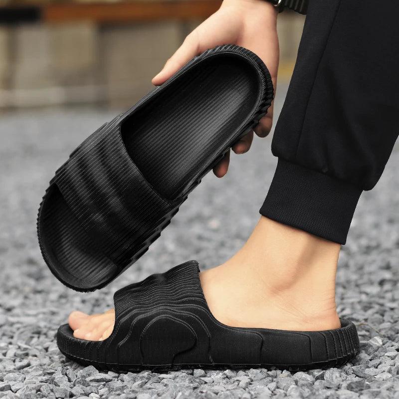 Soft Home Slippers – Skid-Proof Indoor Flip Flops for Men & Women - OneSmartZone