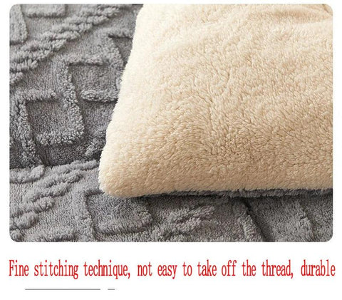 Super Thick Winter Blanket – Artificial Lamb Cashmere Weighted Comforter - OneSmartZone