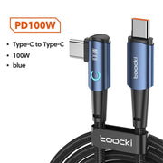 Toocki PowerBend 90° – 100W Fast Charging USB-C Cable - OneSmartZone