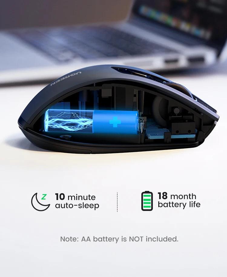 UGREEN SilentPro™ – Ergonomic Wireless Mouse with 4000 DPI - OneSmartZone