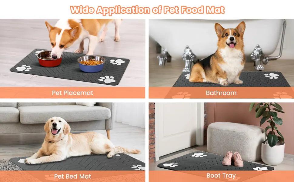 Pet Feeding Mat – Waterproof & Quick-Dry Absorbent Placemat 🐶🐱 - OneSmartZone