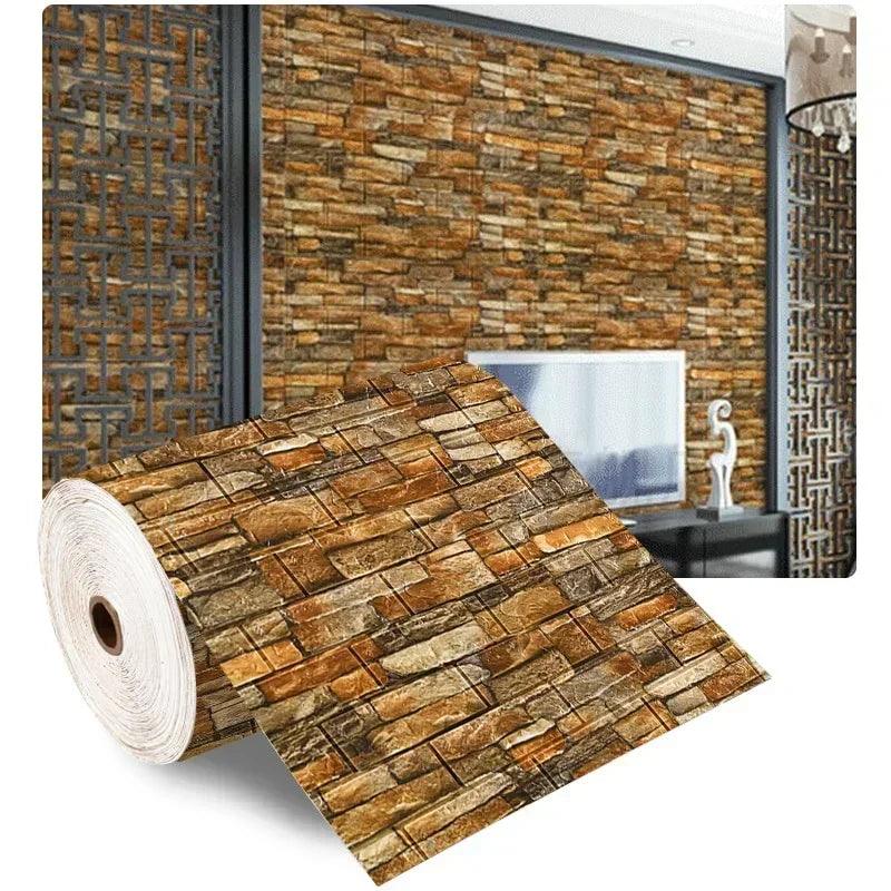 3D Self-Adhesive Brick Wall Stickers - OneSmartZone