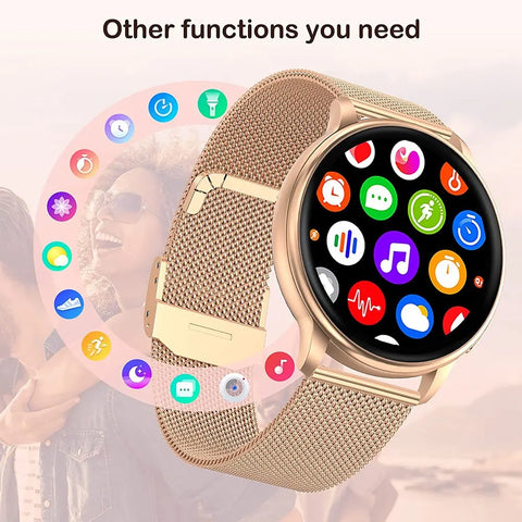 MEVADEN Bluetooth Call Smartwatch – Custom Dial, Fitness Tracker, Heart Rate Monitor for Android & iOS - OneSmartZone