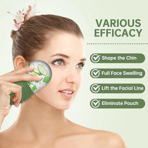 Ice Face Roller & Silicone Ice Cube Mold – Reduce Puffiness & Tighten Pores for Glowing Skin - OneSmartZone