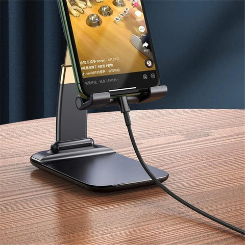 Foldable ABS Desktop Phone & Tablet Stand – Adjustable & Portable - OneSmartZone