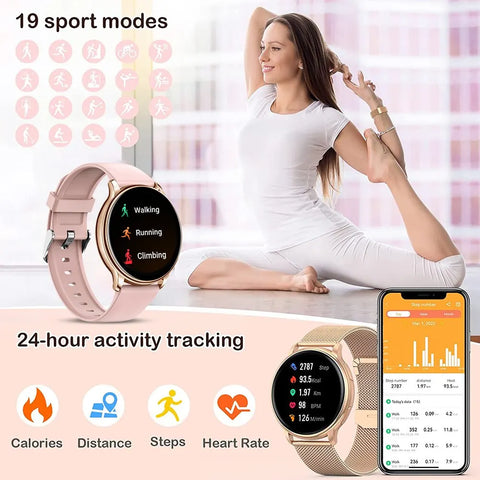 MEVADEN Bluetooth Call Smartwatch – Custom Dial, Fitness Tracker, Heart Rate Monitor for Android & iOS - OneSmartZone