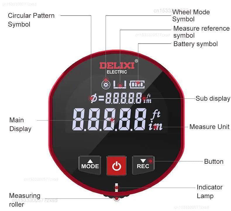 Xiaomi DELIXI Smart Rangefinder – High-Precision Rolling Tape Measure - OneSmartZone