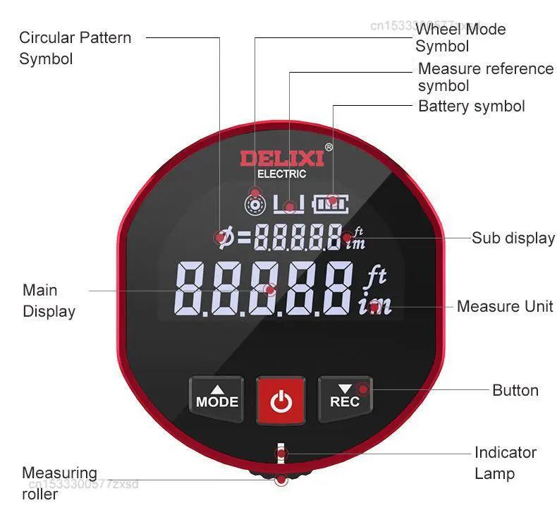 Xiaomi DELIXI Smart Rangefinder – High-Precision Rolling Tape Measure - OneSmartZone