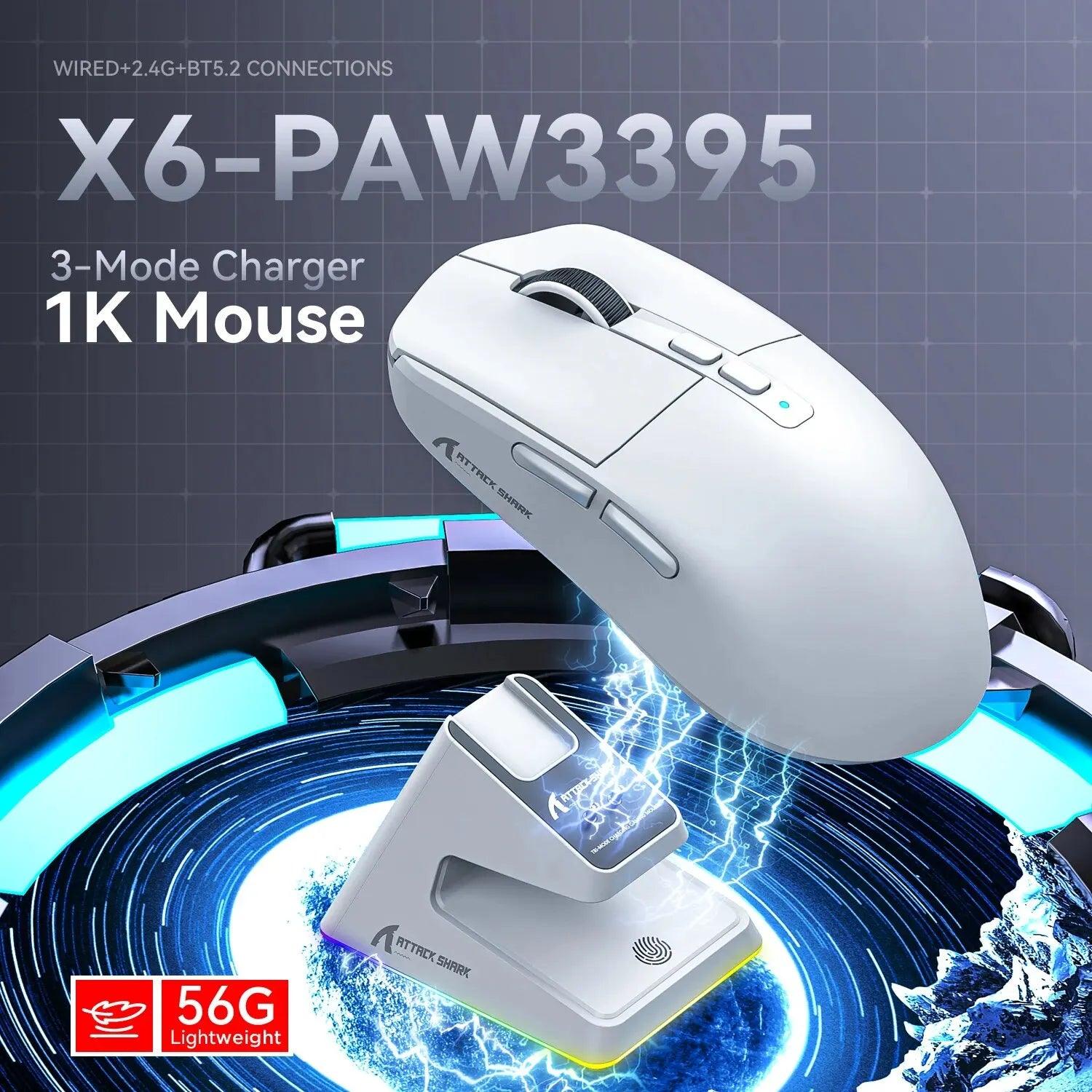 X6 HyperTrack™ – Wireless Gaming Mouse with 26K DPI & RGB - OneSmartZone