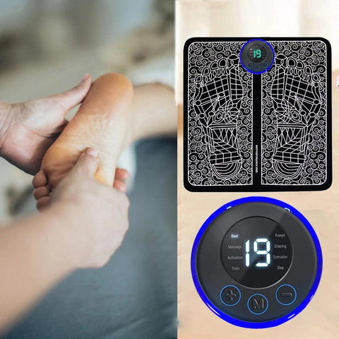 Electric Foot Massager Pad – Muscle Relaxation Trainer for Home & Outdoor Use - OneSmartZone