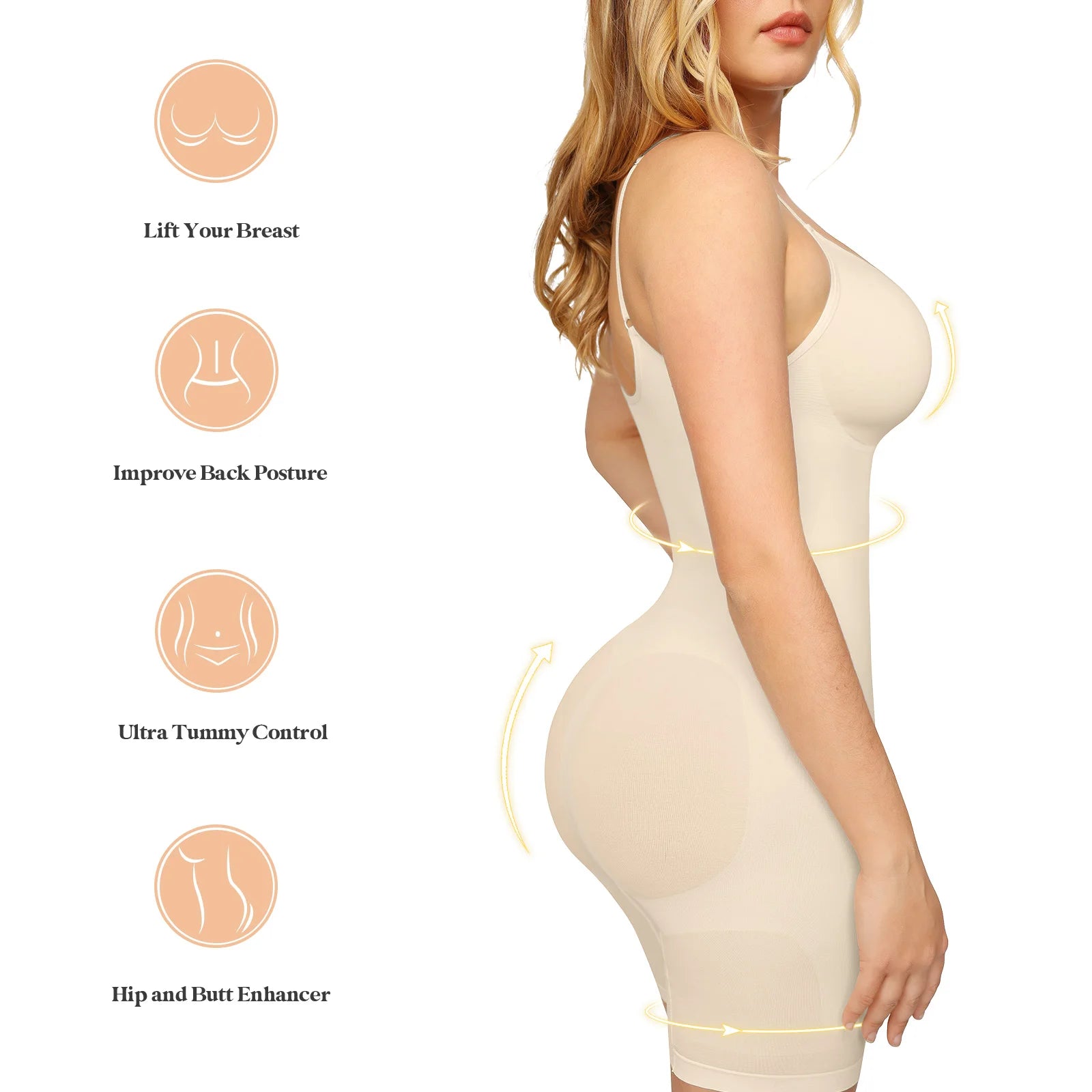 Seamless Colombian Sculpting Bodysuit – Butt Lifter & Slimming Shapewear - OneSmartZone