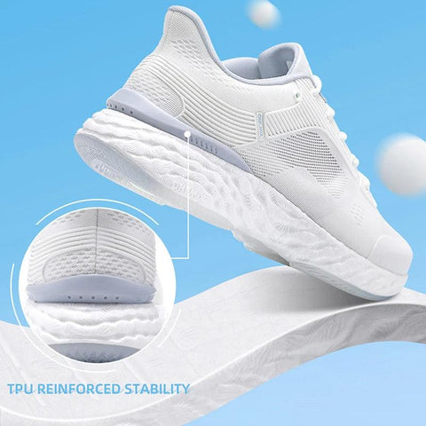 ONEMIX White Running Shoes – Lightweight Athletic Sneakers for Men & Women - OneSmartZone