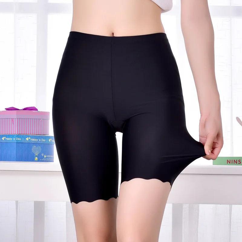 Women's Plus-Size Seamless Anti-Chafing Safety Shorts - OneSmartZone