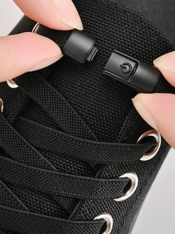 8mm No Tie Elastic Shoe Laces – Press Lock Sneaker Laces for Kids & Adults - OneSmartZone