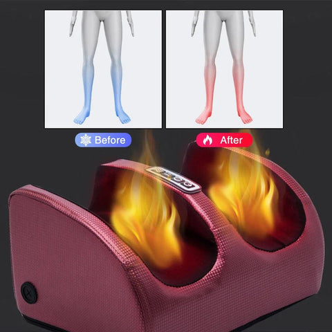 Electric Foot Massager – Heating Therapy & Shiatsu Kneading for Muscle Relaxation - OneSmartZone