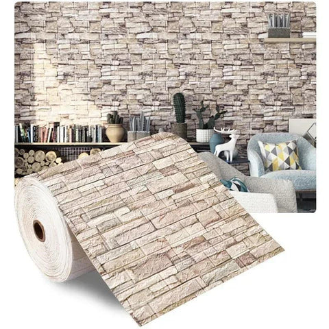 3D Self-Adhesive Brick Wall Stickers - OneSmartZone