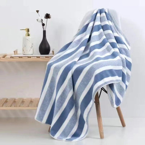 Striped Pattern Towel Set – Soft & Absorbent - OneSmartZone