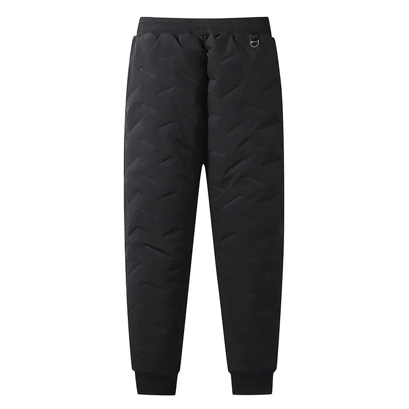 Winter Down Cotton Pants – Men’s Casual Waterproof Jogger Outdoor Cold-Proof Ski Pants (Up to 7XL) - OneSmartZone