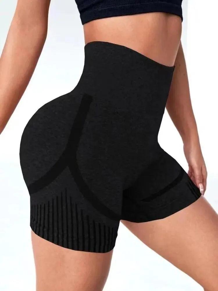 Women's High-Waist Yoga Shorts – Fitness & Workout Gym Shorts - OneSmartZone