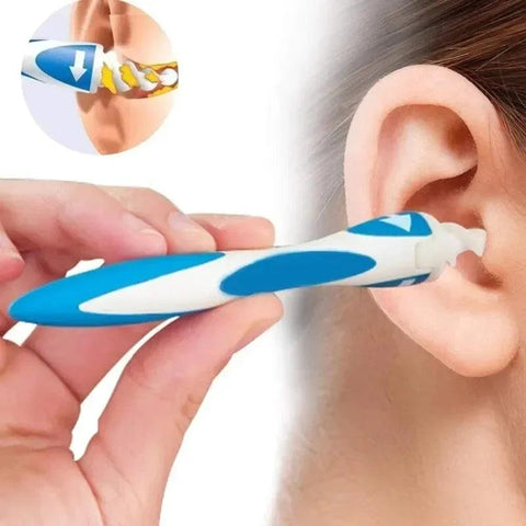 Ear Wax Remover Tool - Soft Silicone Cleaner with 16 Replacement Tips - OneSmartZone